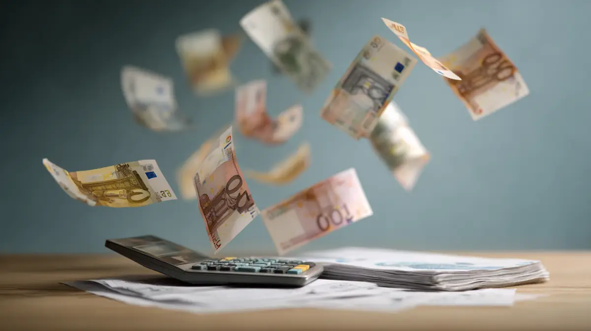 Trabajador con contrato temporal revisando documentación para un préstamo