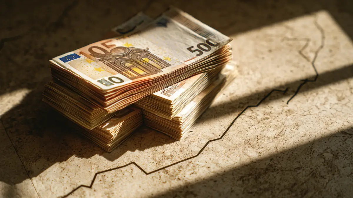 Captura conceptual de extracto bancario con diferentes cuotas de deuda