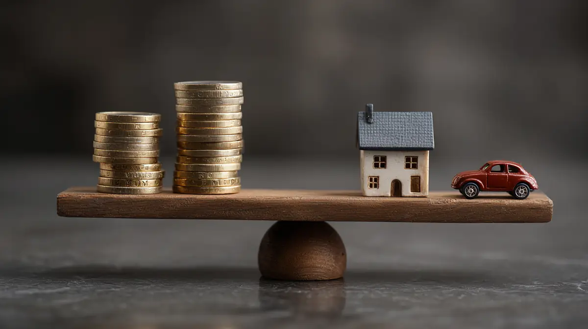 Ilustración de línea de crédito: medidor de uso y costes