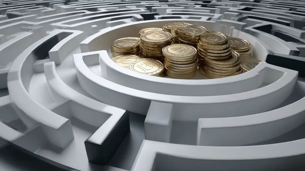 Diagrama del flujo de financiación: ahorros, préstamo personal, línea de crédito y pignoración