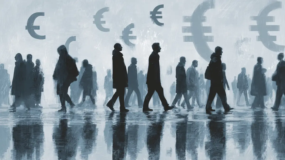 Funcionaria revisando su informe ASNEF y CIRBE en un ordenador