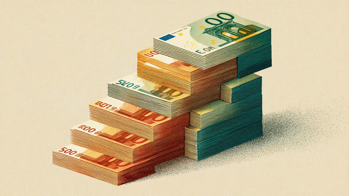 Gráfico de barras con ahorro de intereses frente a coste de vinculaciones