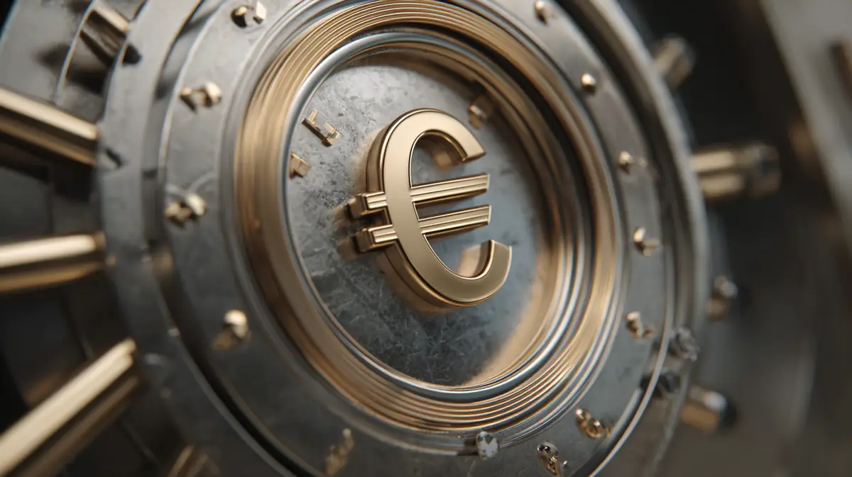 Manos firmando un contrato de arras sobre una mesa con calculadora y llaves