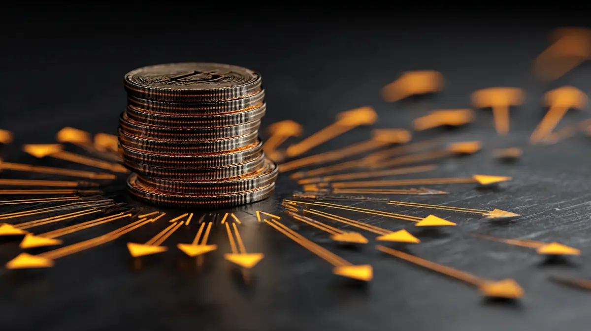 Oficina de notaría con documentos y sello sobre una escritura